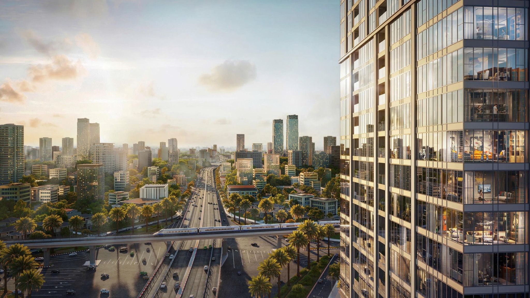 View tu thap f3 sun feliza suites