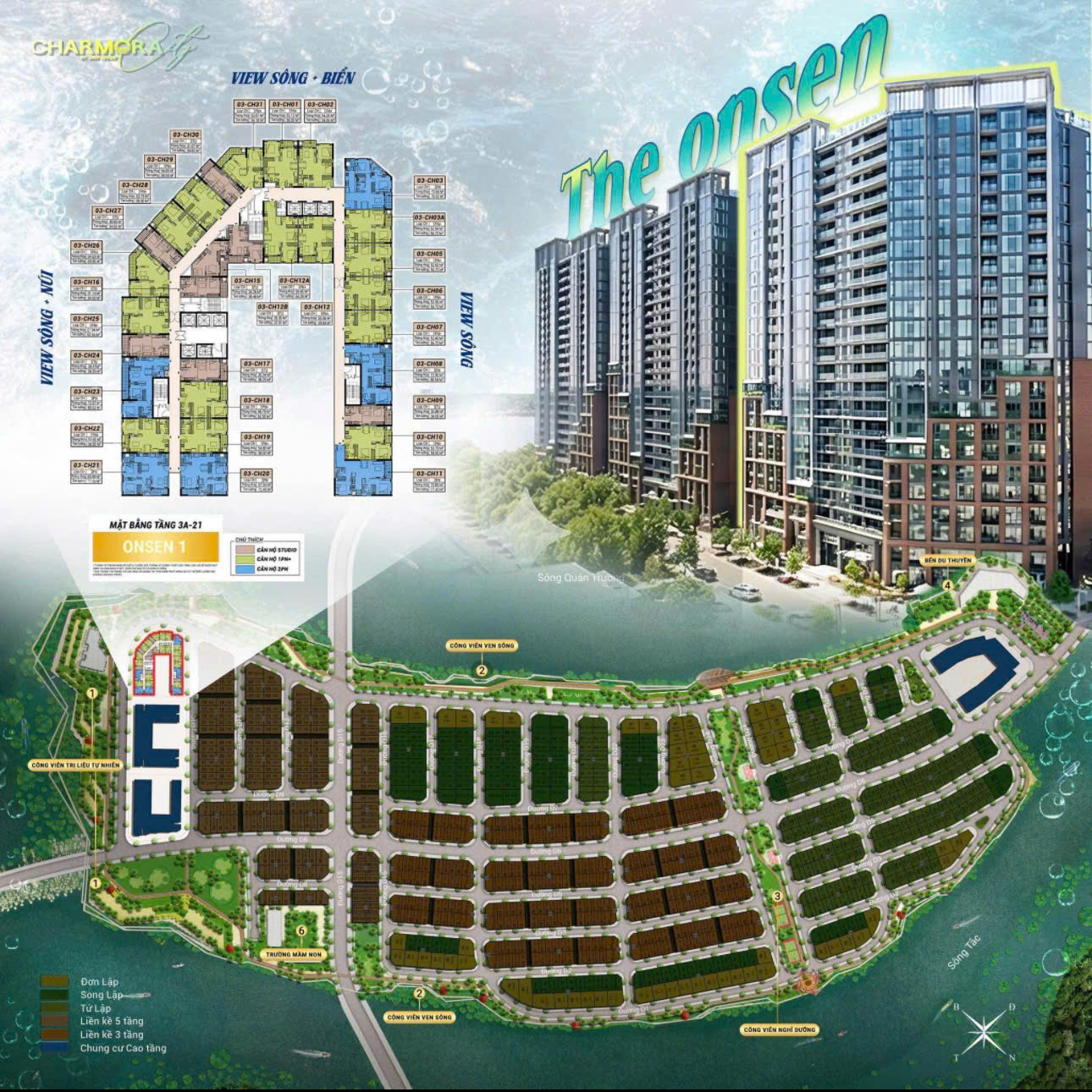 Vi tri the onsen 1 charmora city nha trang