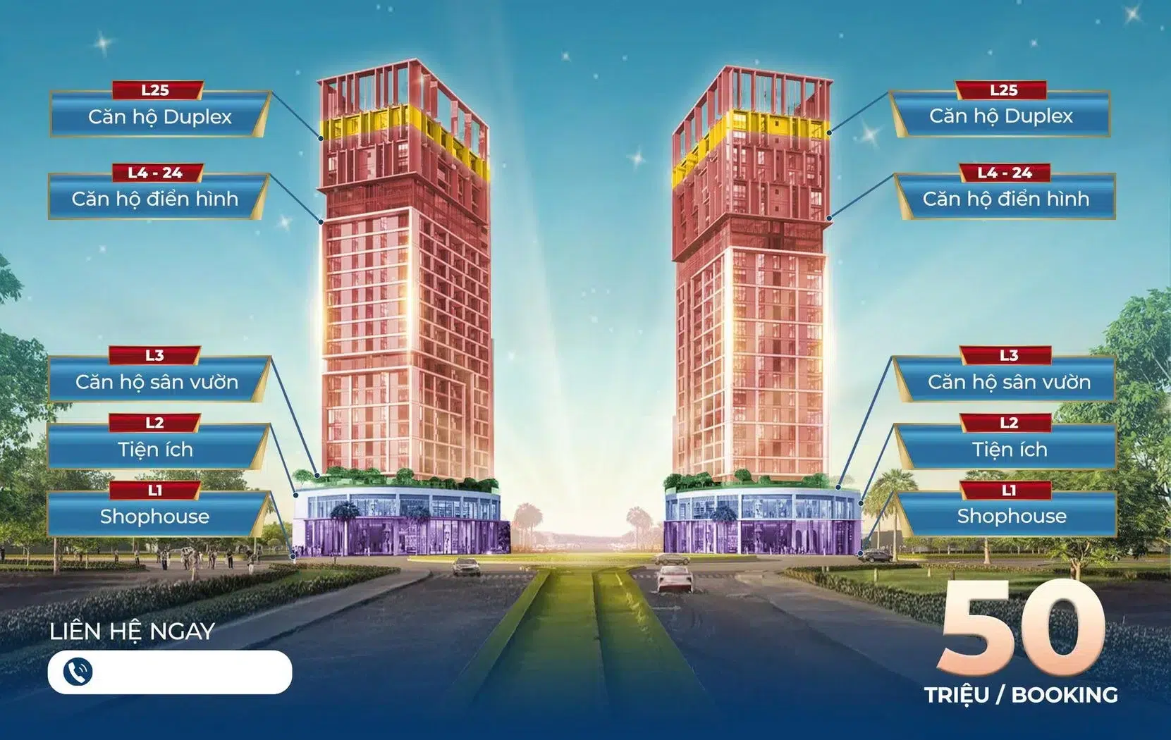 Mat cat dung sun cora tower da nang