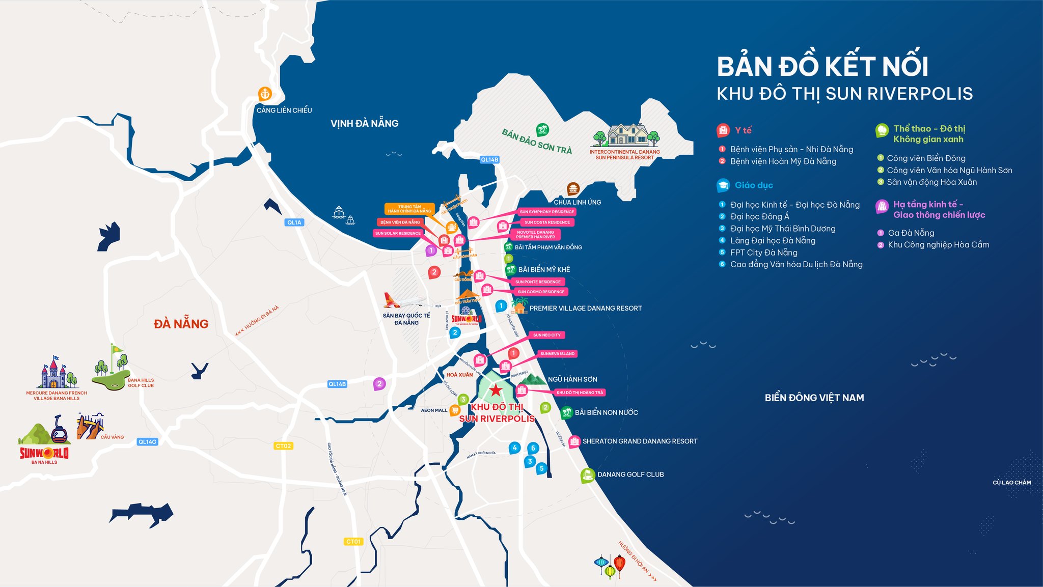 Vi tri sun riverpolis da nang