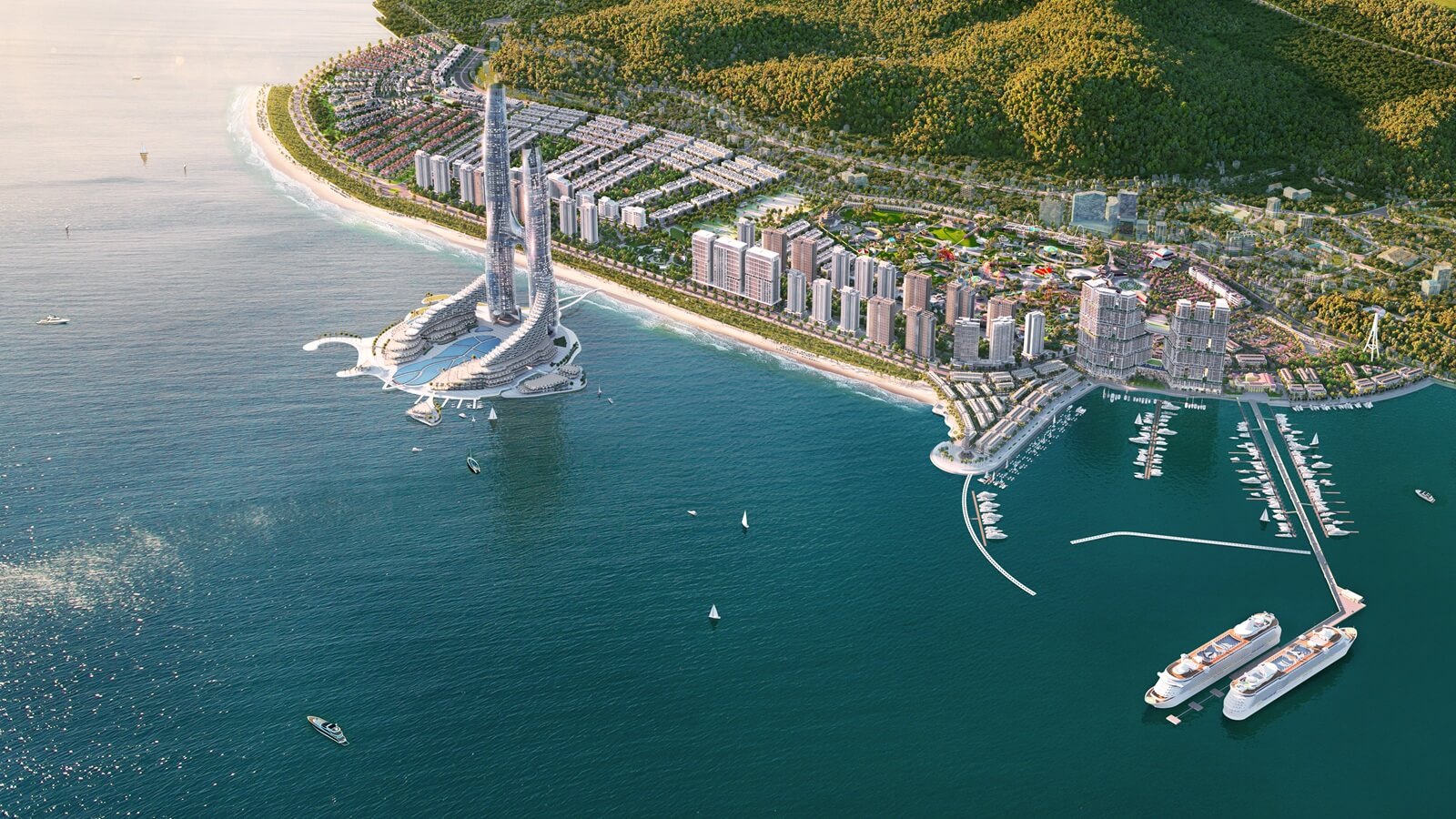 Phoi canh du an sun elite city