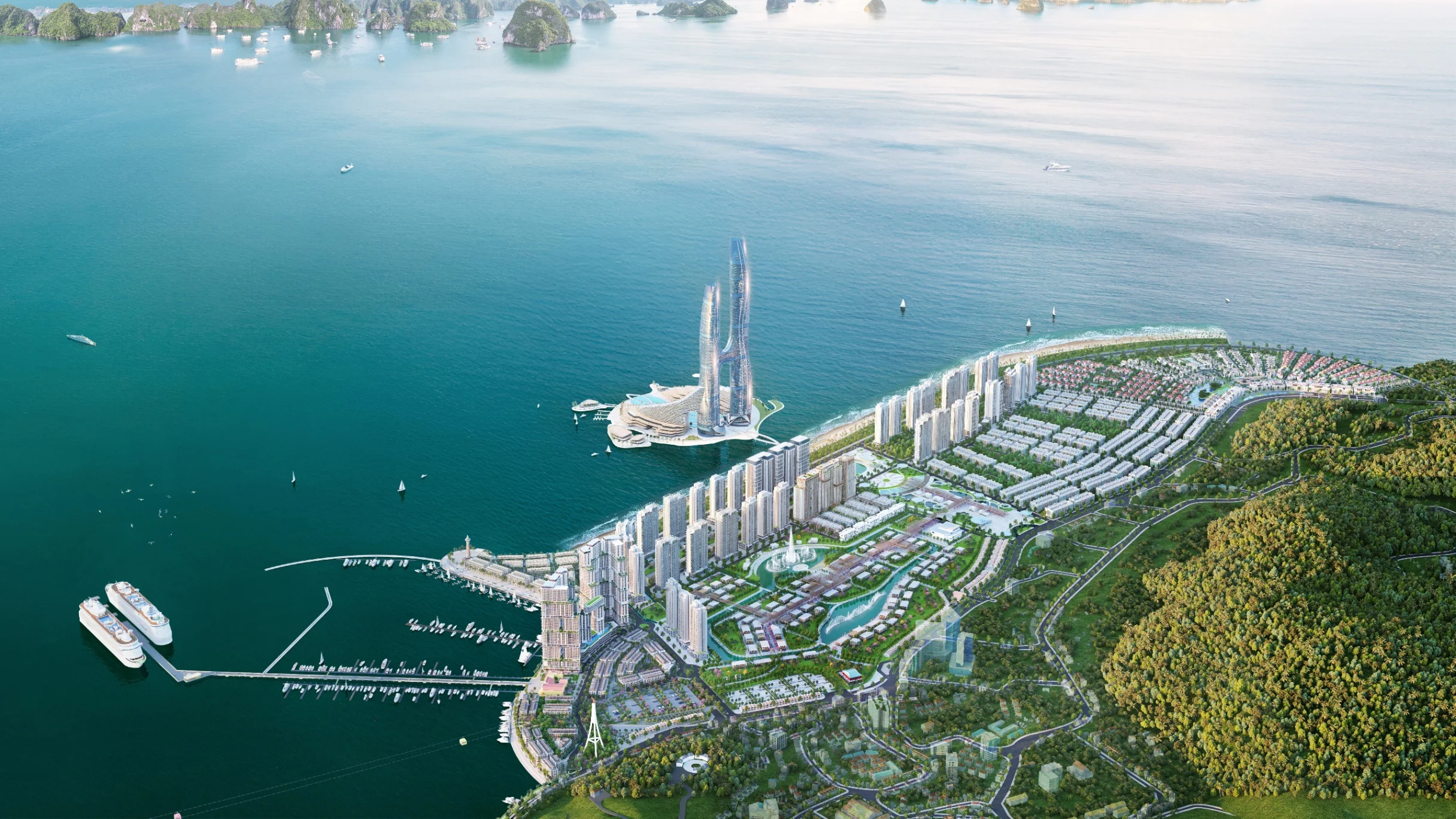 Phoi canh tong the sun elite city