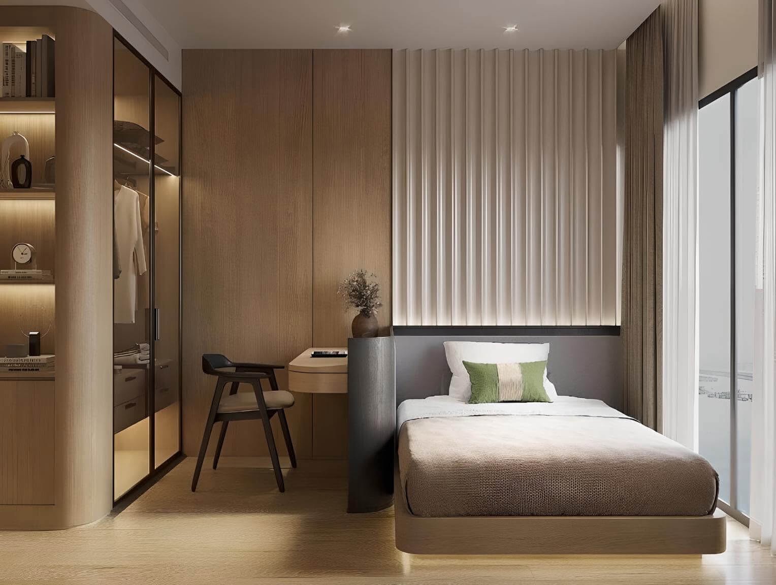 Noi that mau phong ngu can ho sun feliza suites