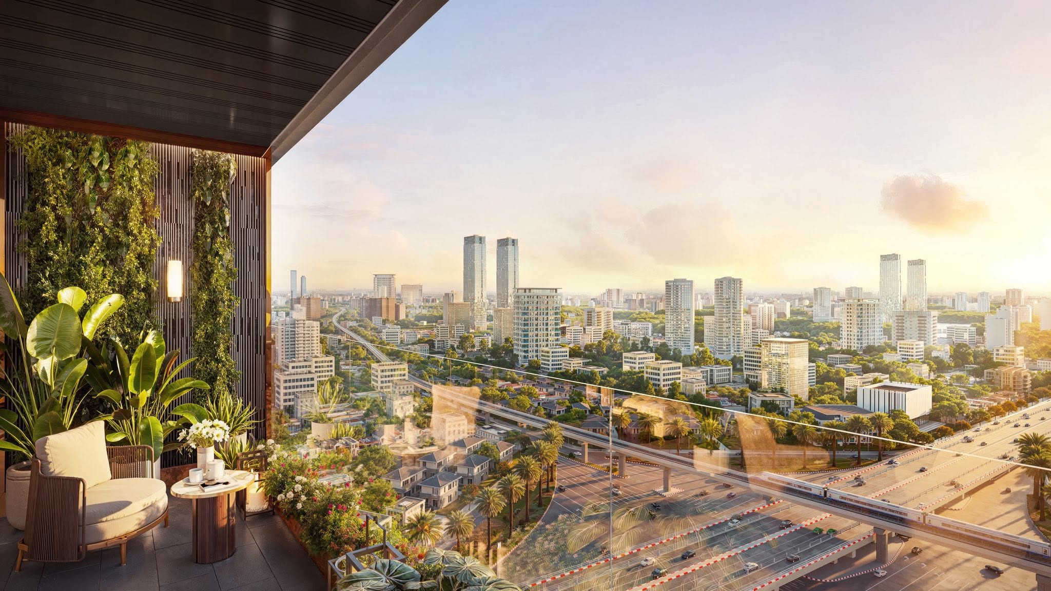 view-tu-ban-cong-sun-feliza-suites View tu ban cong sun feliza suites