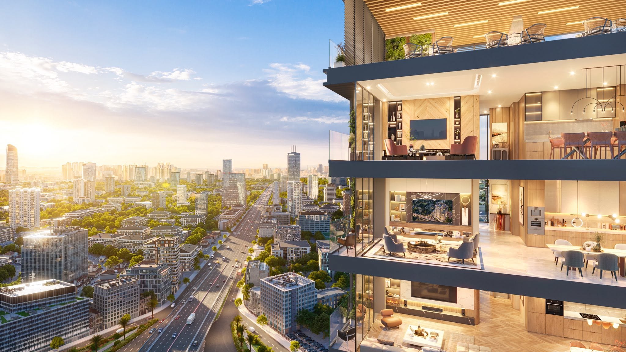 View tu can ho sun feliza suites